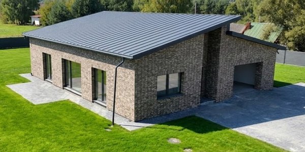 Namas su pilnu klinkeriu